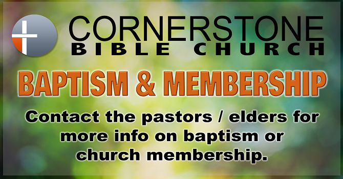 Baptism/Membership