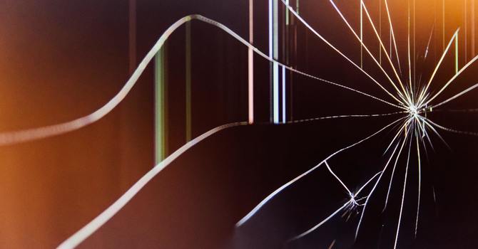 even through the smallest crack