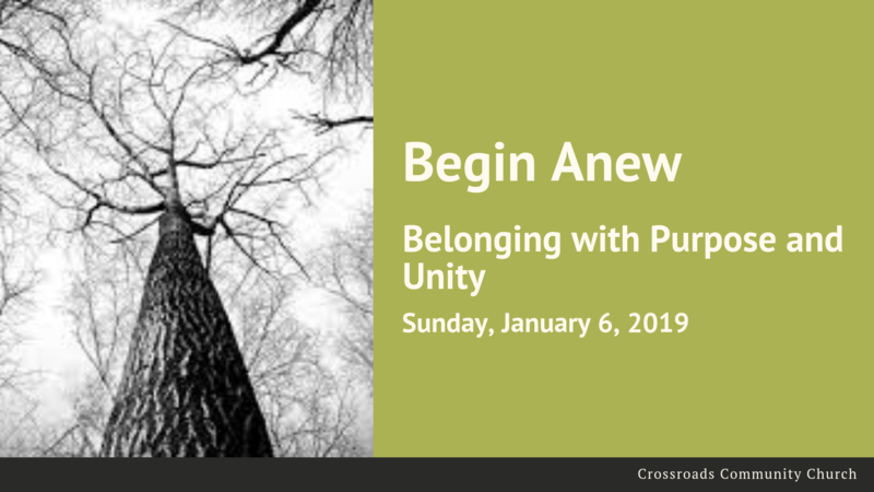 Belonging with Purpose and Unity