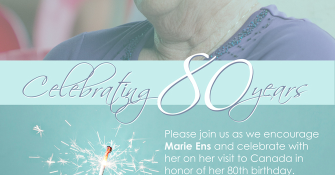 Place of Rescue - 80th Birthday Party for Marie Ens image