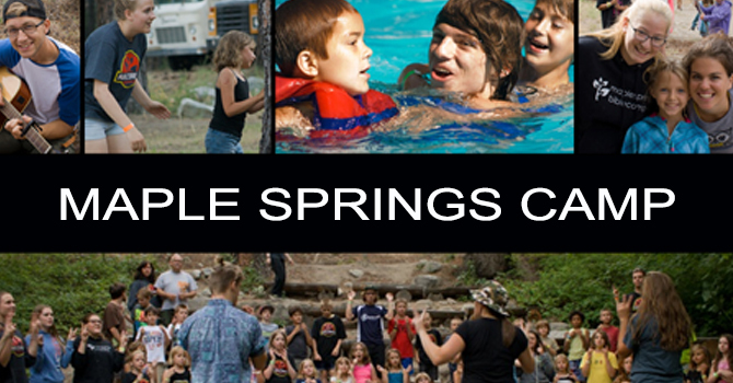 Maple Springs Bible Camp-Cabin Leaders Needed! image