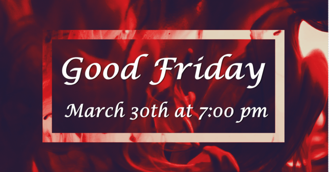 Bulletin for Good Friday Service of Darkness image