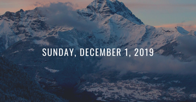 Sunday Bulletin - December 1, 2019 image