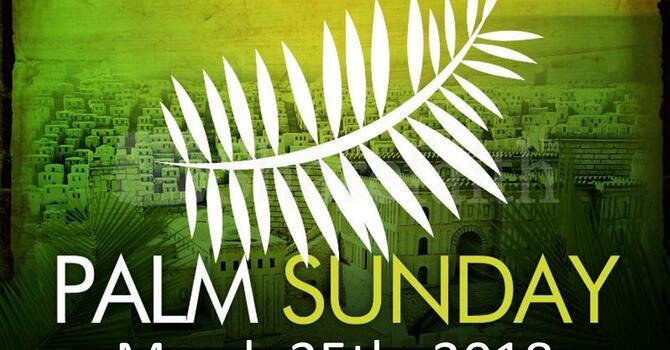 Sunday Bulletin - March 25, 2018 image