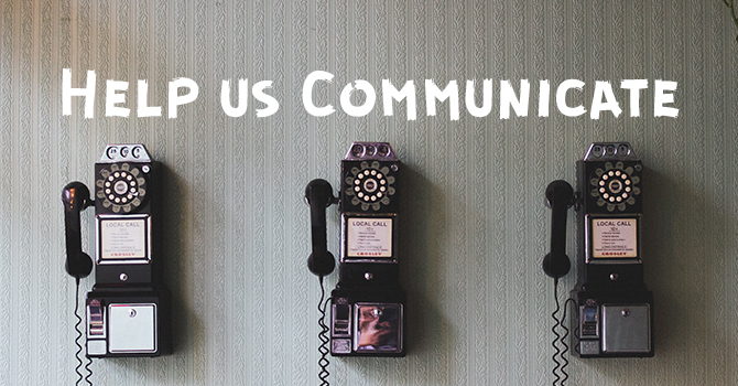 Help us Communicate image