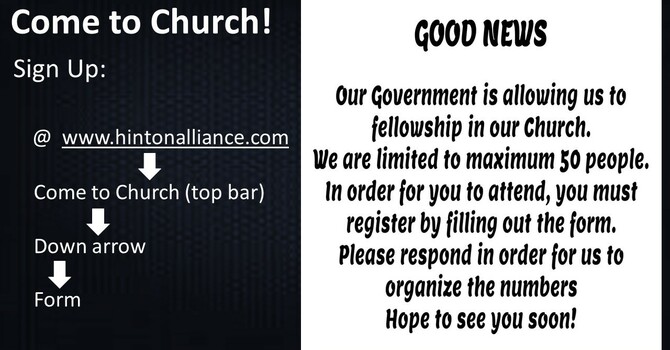 Come to Church! image