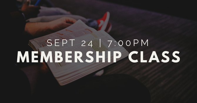 Upcoming Membership Class image