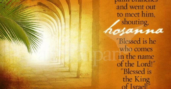 March 20th - Palm Sunday Bulletin image