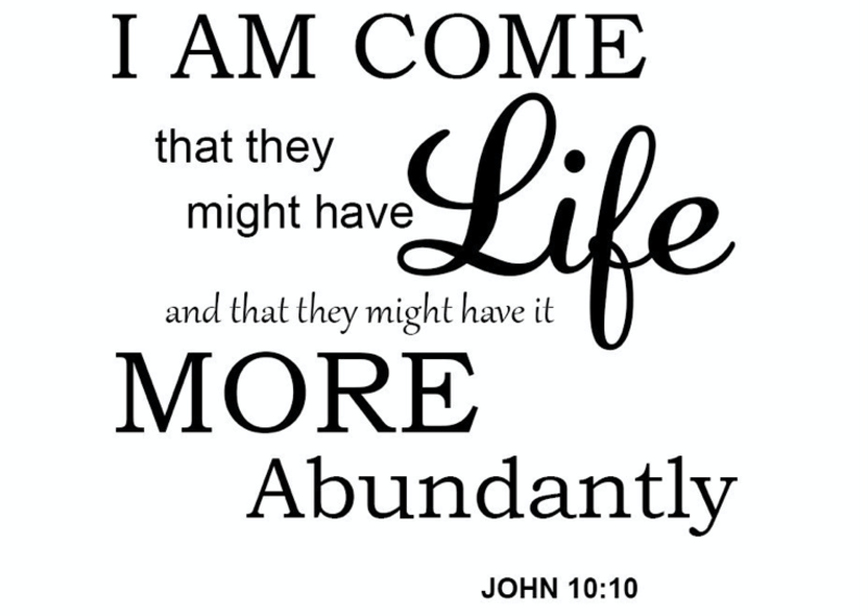 "An Abundant Life Reframed"