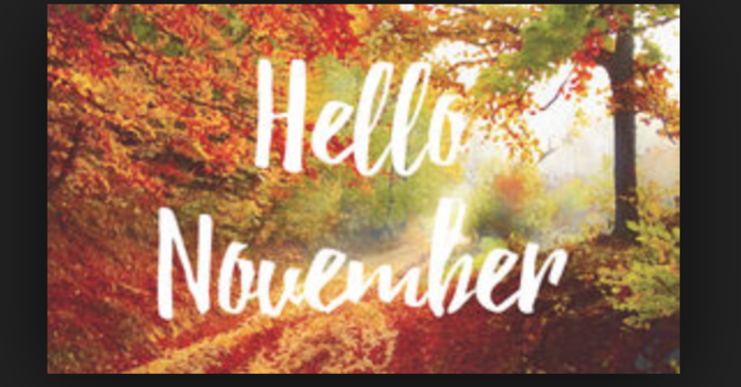 NOVEMBER NEWS image