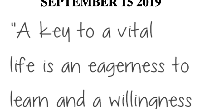 EAGERNESS -- ENERGY FOR THE HEART