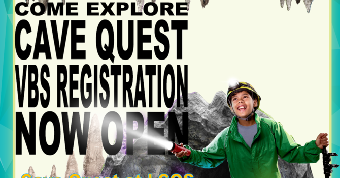 Registration for Vacation Bible School is now open! image