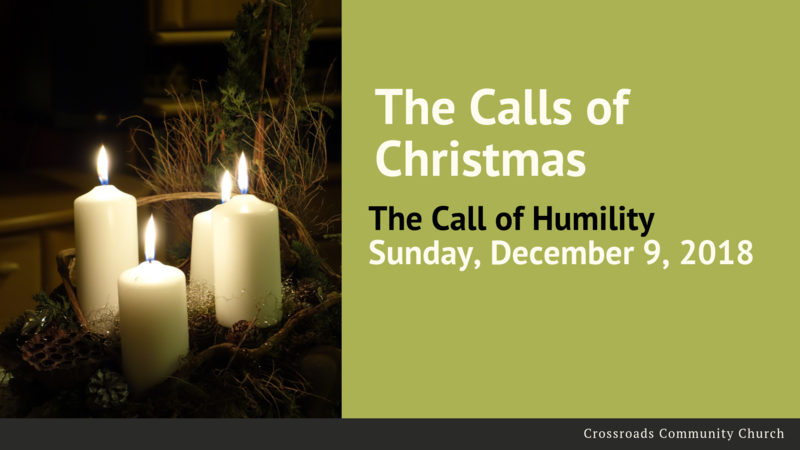 The Calling of Humility