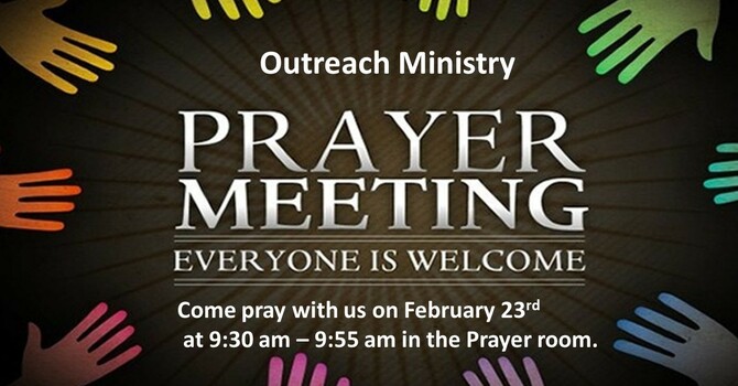 Outreach Ministry Prayer Meeting image