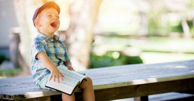 Have you ever laughed while reading the Bible? image