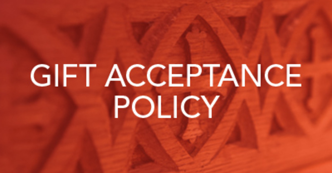 Giving Acceptance Policy