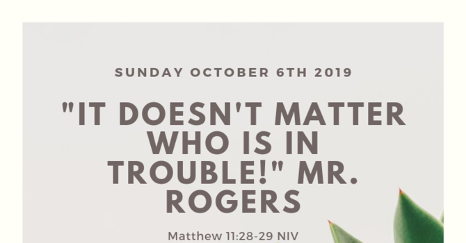 Sunday Bulletin - October 6, 2019 image