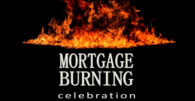 Mortgage Burning Celebration Bulletin image
