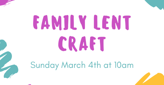 Family Lent Craft image