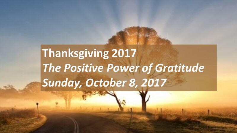 The Positive Power of Gratitude