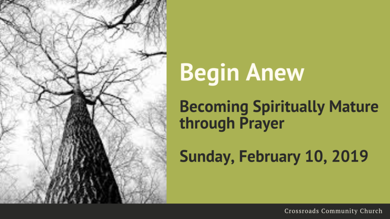 Becoming Spiritually Mature through Prayer