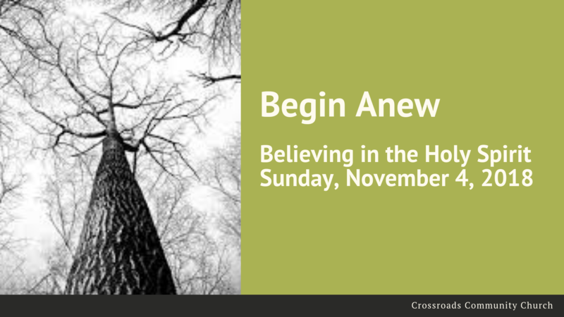 Believing in the Holy Spirit