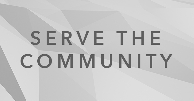 Serve In The Community