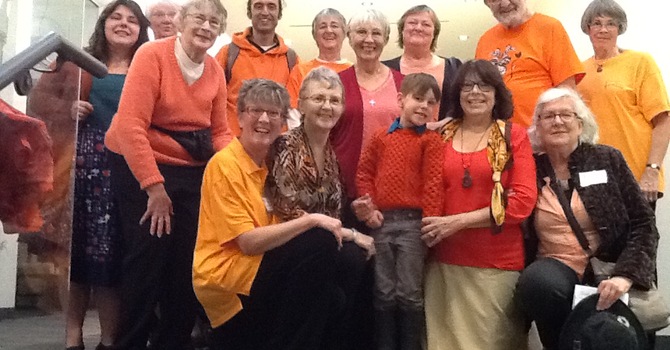 St Paul, Nanaimo Gets into the "We are the diocese" spirit image