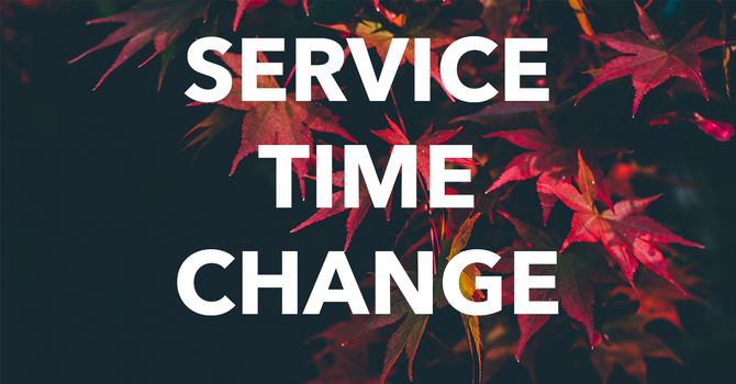 Service Time Change image