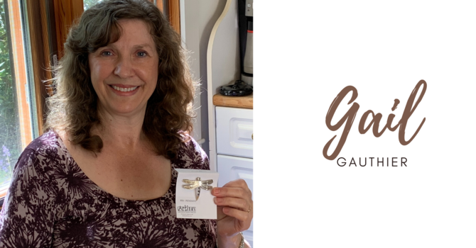 Gail Gauthier awarded bishop's pin image