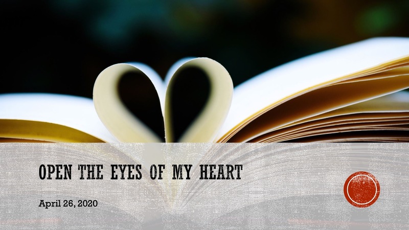 Open The Eyes Of My Heart