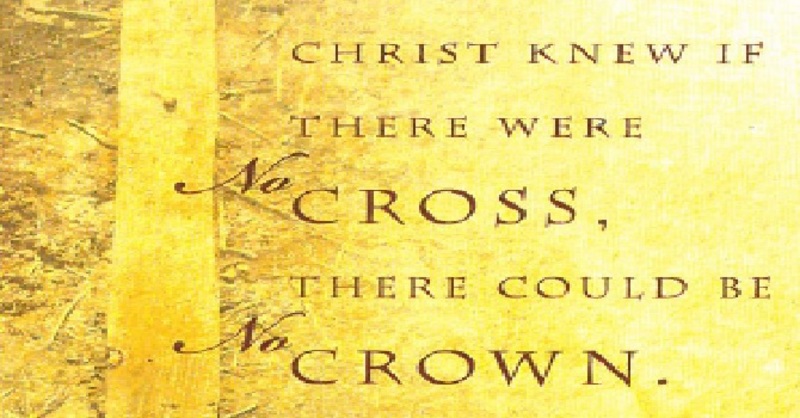 No Cross, No Crown ~ Closing Comments