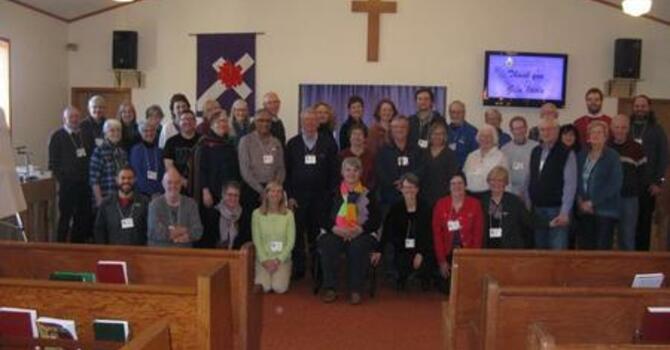 Photos from Presbytery meeting held at St. Columba image
