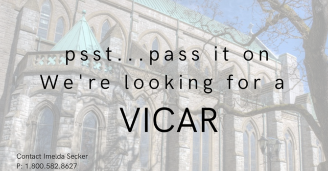 Job Posting:  Vicar, Christ Church Cathedral  image