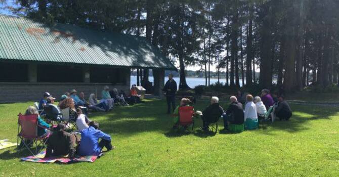 Church picnic image