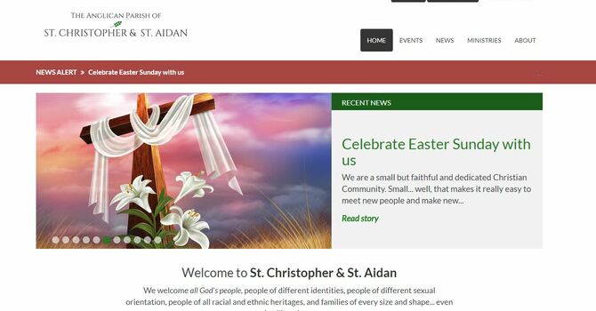 St Christopher & St Aidan Launches New Website image
