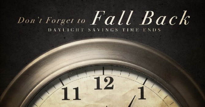 Daylight Savings Time Ends! image