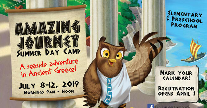 Save the Dates - The Amazing Journey Day Camp 2019 image