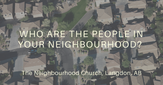 Who are the People in Your Neighbourhood? image