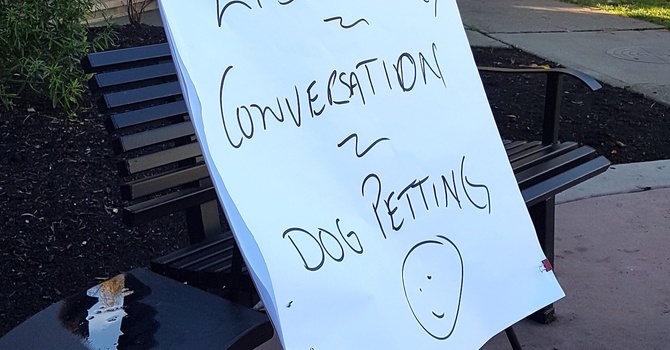 Open for Listening, Conversation and Dog Petting image