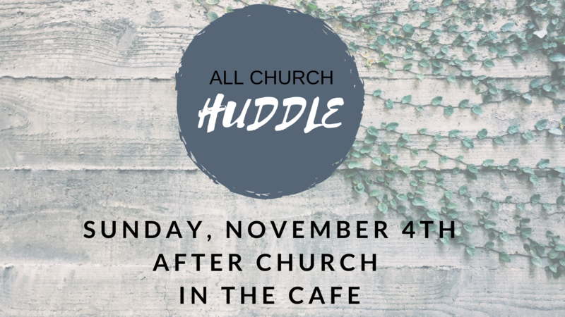 Unpacking the Vision (Vision Huddle, November 4, 2018)