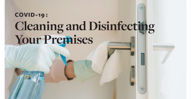 COVID-19: Cleaning and Disinfecting Your Premises image