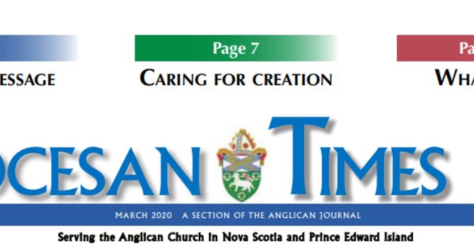 DIOCESAN TIMES - March 2020 image