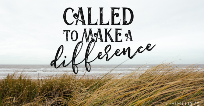 Called to Make a Difference