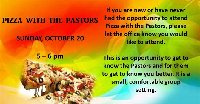 Pizza with the Pastors image