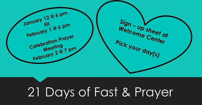 21 Days of Prayer & Fast image