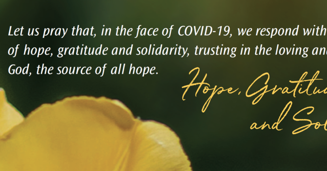 Hope, Gratitude and Solidarity image