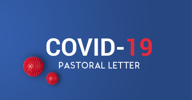 Letter from Bishop Logan Regarding Easter, Weddings and Funerals image