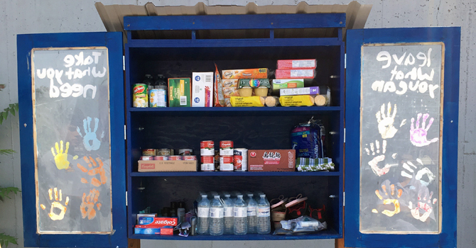 St. James School Blessing Box Helps Needy! image