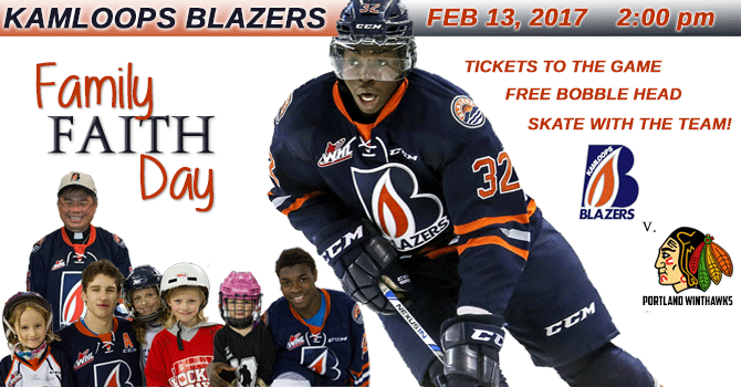 Kamloops Blazers Family Faith Day
